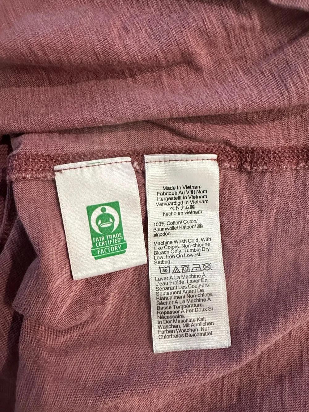 J. Crew Men’s Long-Sleeve Henley - Mauve, medium